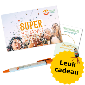 Cadeauset 'bedankt'