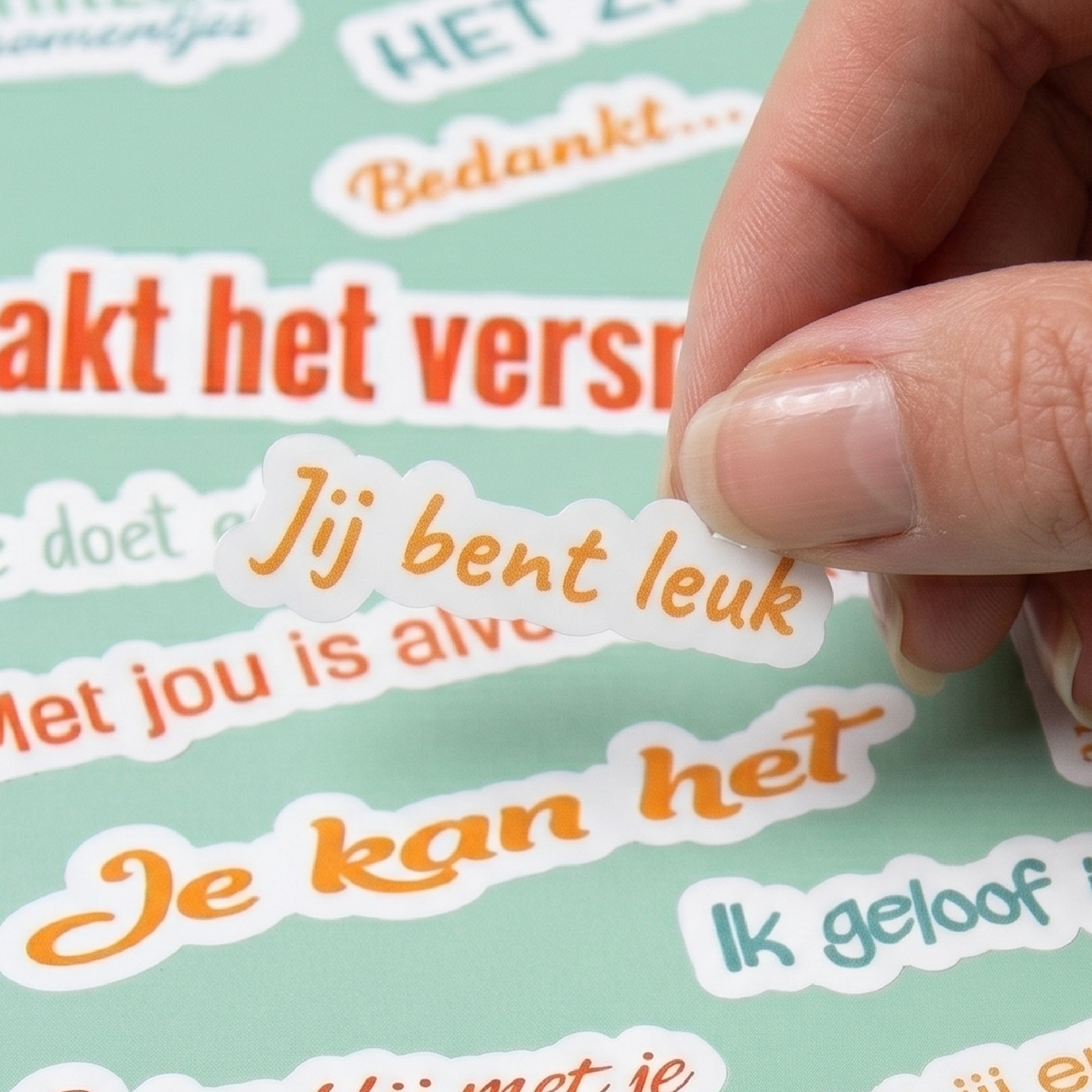 Carlosmomentjes stickervel